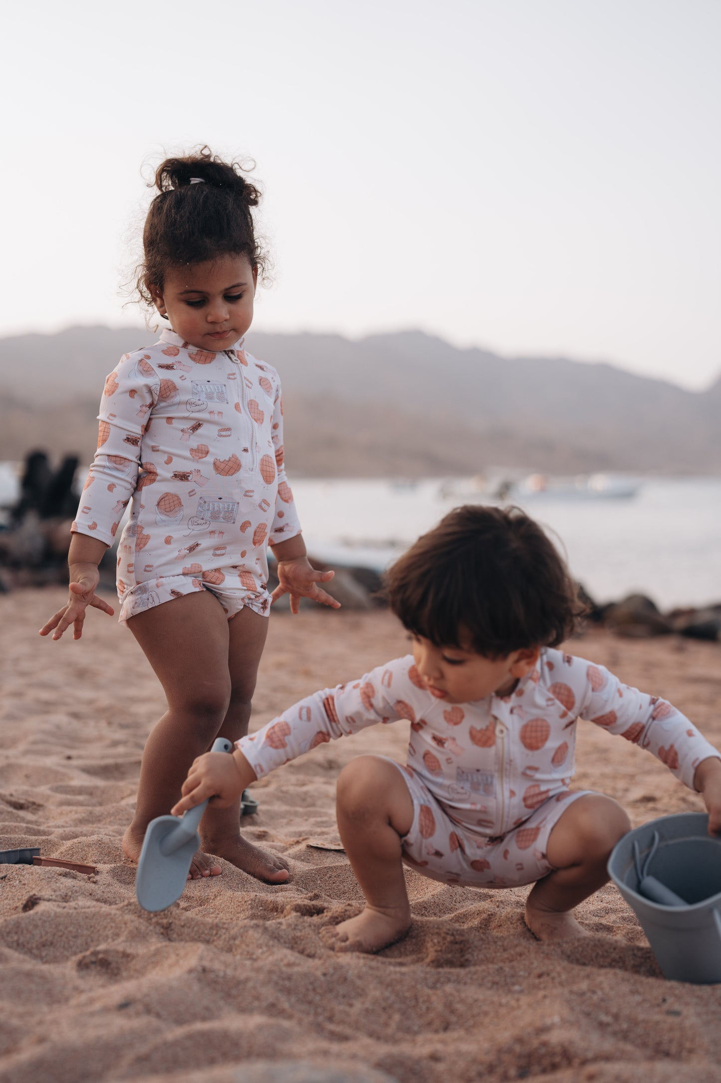 The Freska UPF 50+ Ruffled Rash Guard ( Without Swim Cap )