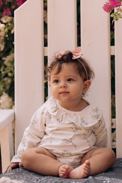 The Baby's Breath Collared Romper