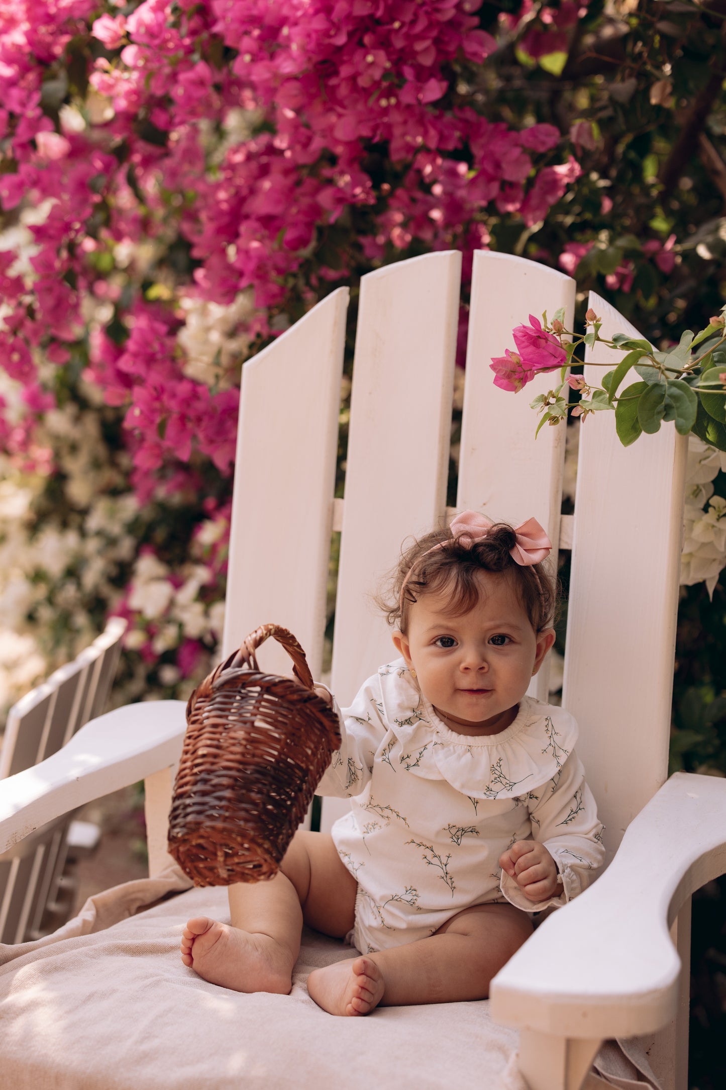 The Baby's Breath Collared Romper