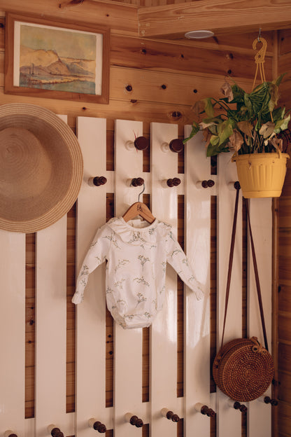 The Baby's Breath Collared Romper