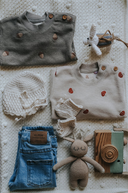 The Acorn Embroidered Pullover