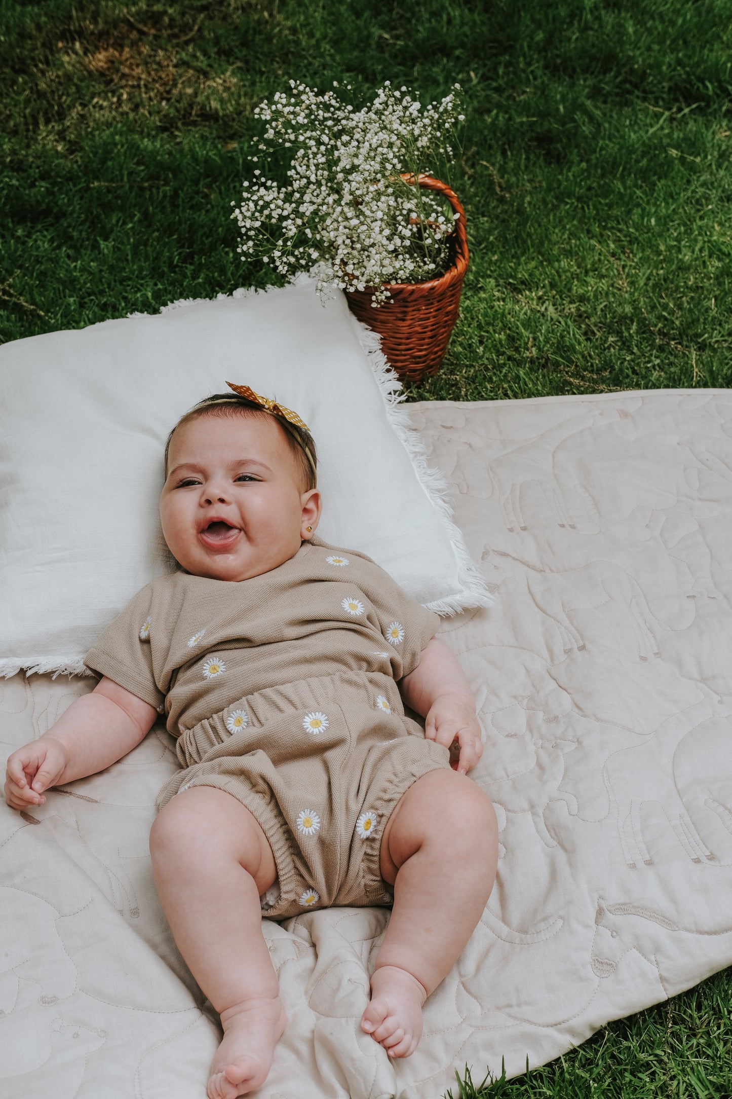 The Daisy Embroidered Set