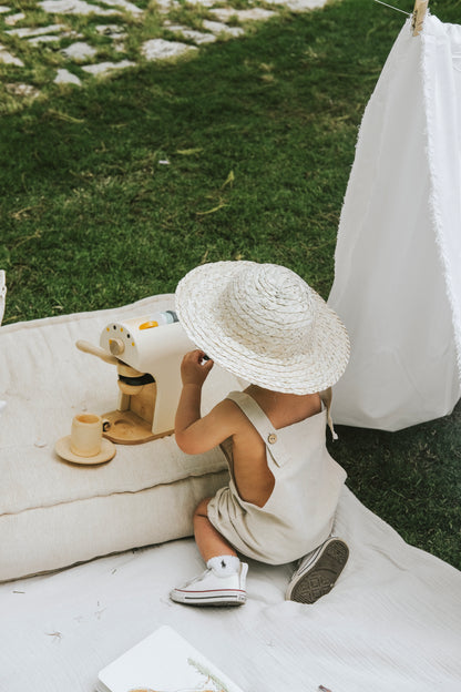 The Linen Knotted Romper